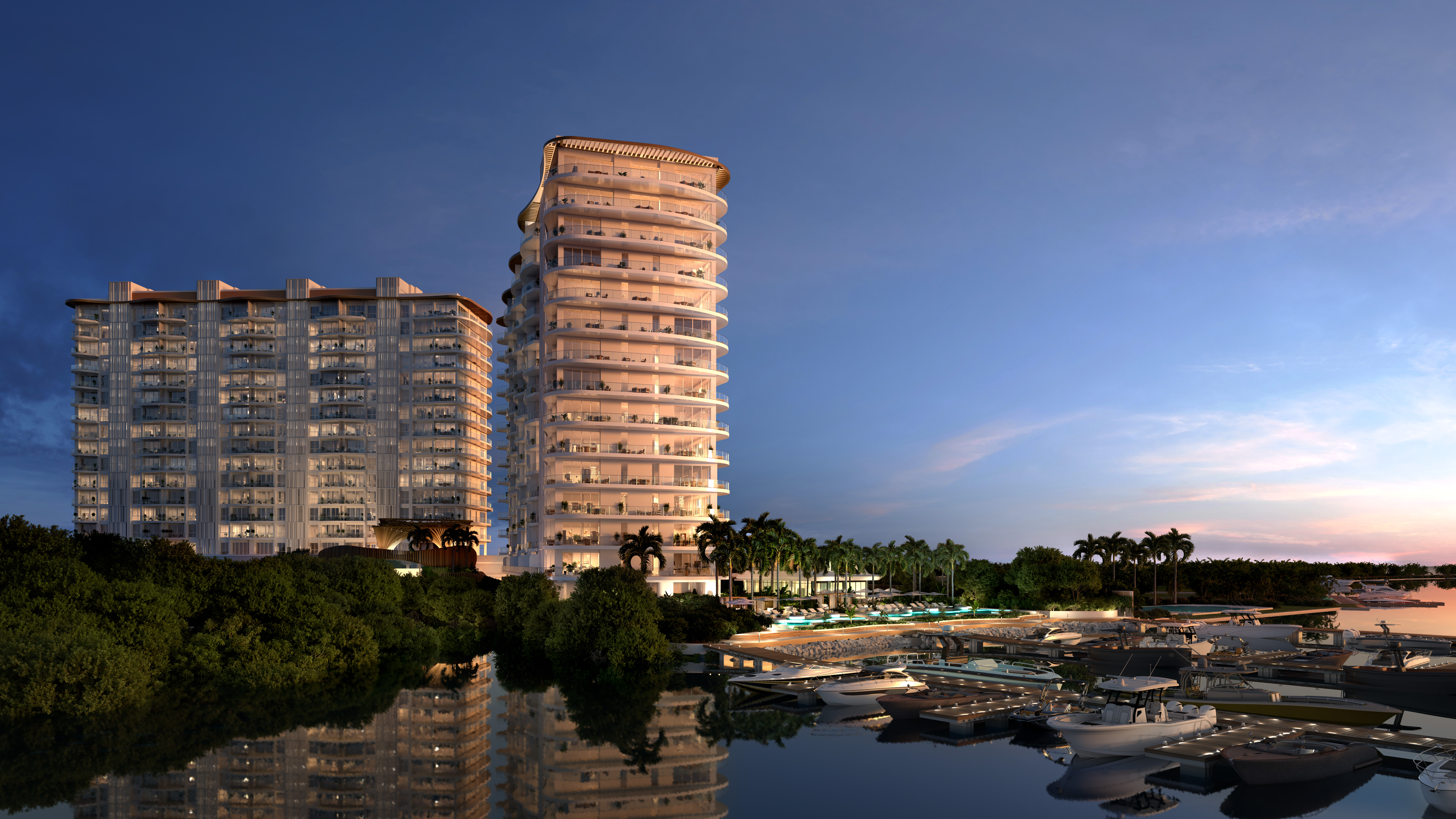 One Laguna Residences — Marina Dusk